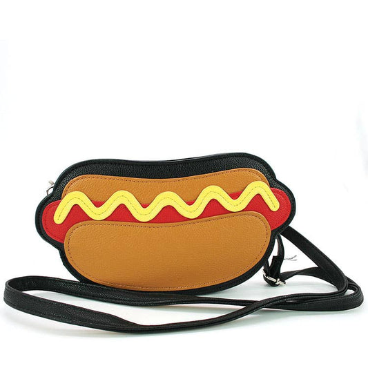 Hot Dog Cross Body Bag in Vinyl