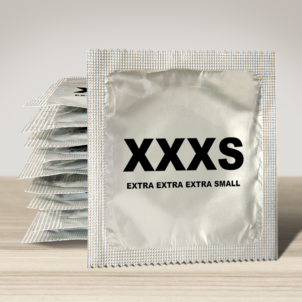XXXS Extra Extra Extra Small Novelty Condom – Hidden Gems Novelty