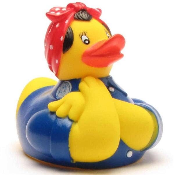 Rosie the Riveter Rubber Duck