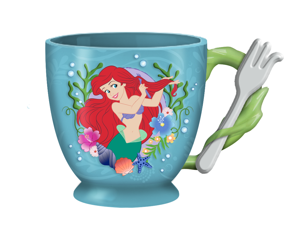 Little Mermaid Disney Princess Ariel 20 oz Sculpted Mug