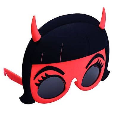 Devil Girl Glasses Sun-Staches - Hidden Gems Novelty