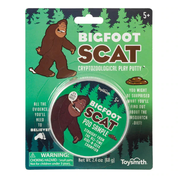 Bigfoot "Scat" Novelty Slime - Hidden Gems Novelty