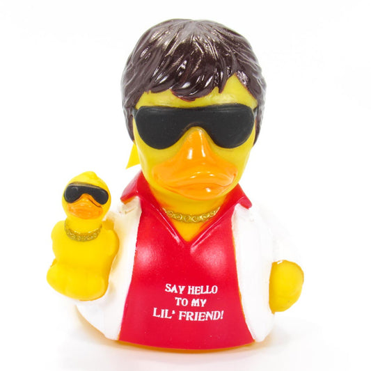 Say Hello To My Lil’ Friend scarface Parody Rubber Duck