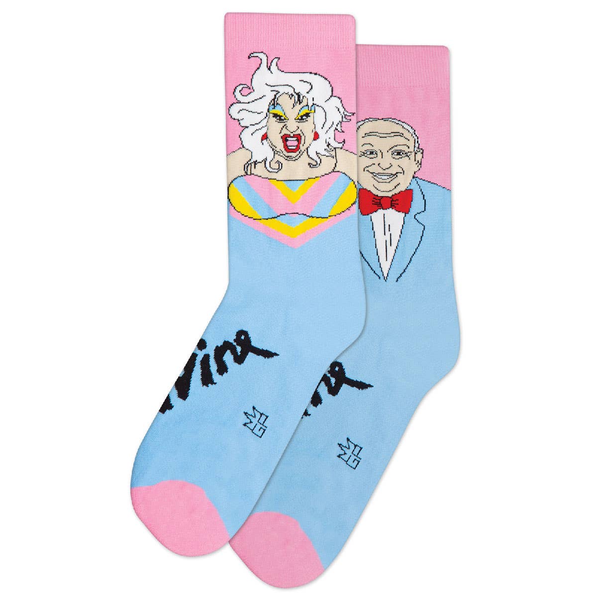 Divine In/Out Drag Dress Crew Socks - Hidden Gems Novelty