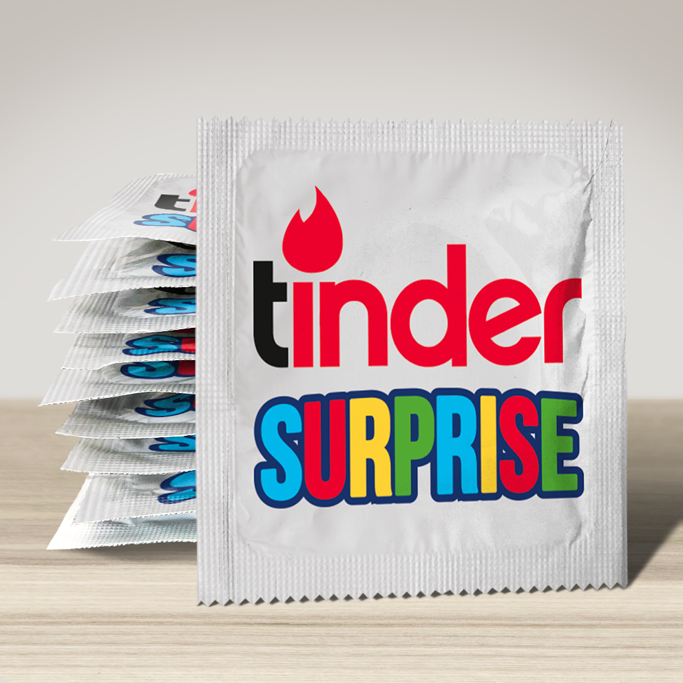 Préservatif Tinder Surprise - Hidden Gems Novelty