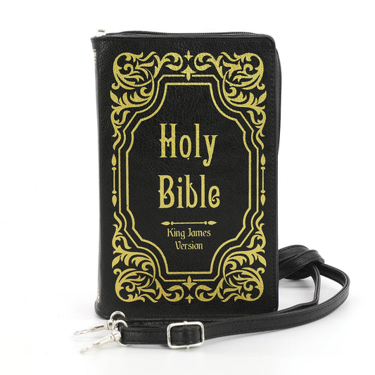 Holy Bible Book Clutch Bag in Vinyl