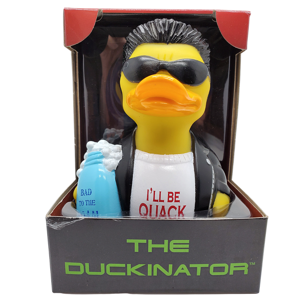 Duckinator Terminator Parody Rubber Duck - Hidden Gems Novelty