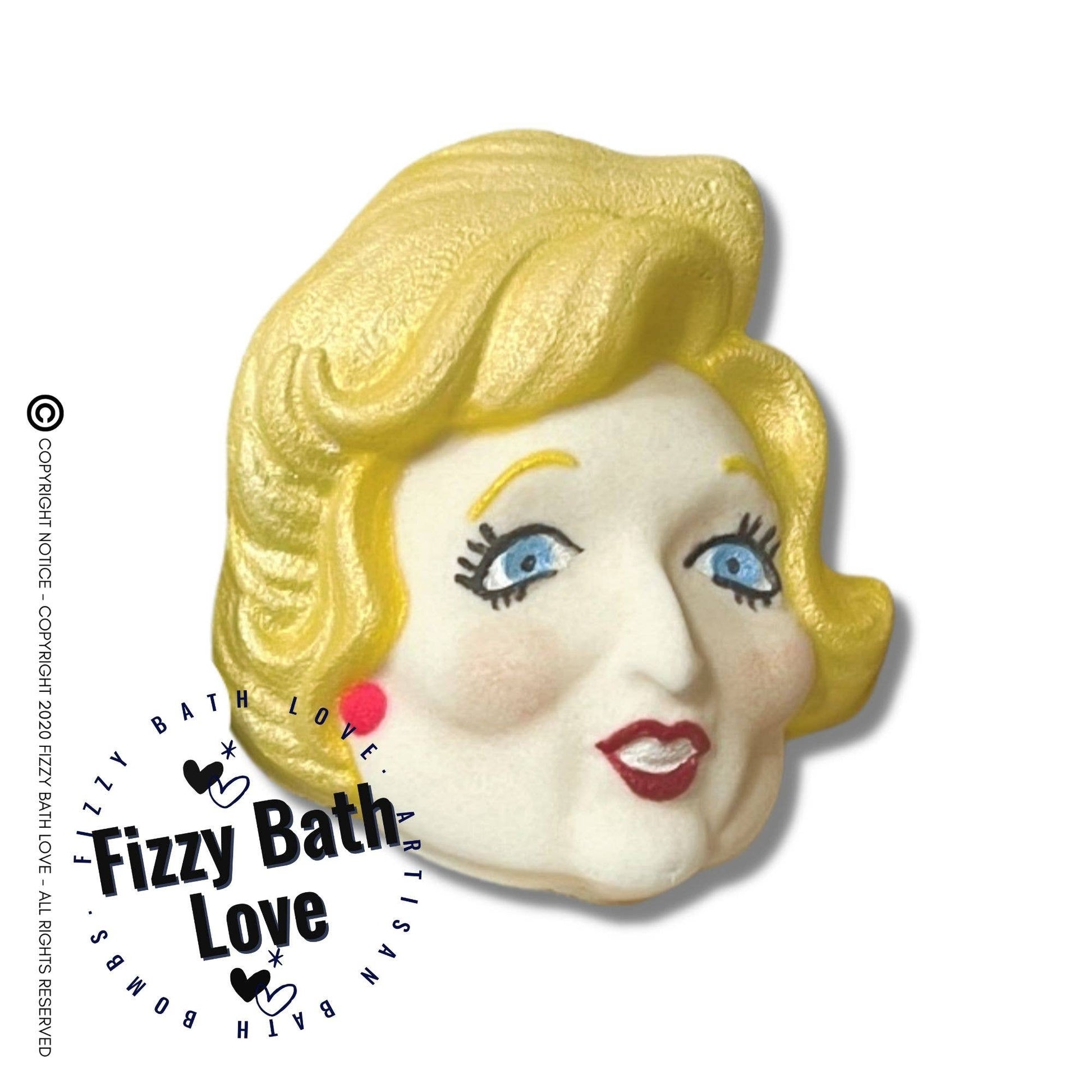 Golden Betty Bath Bomb - supermanstuff.com
