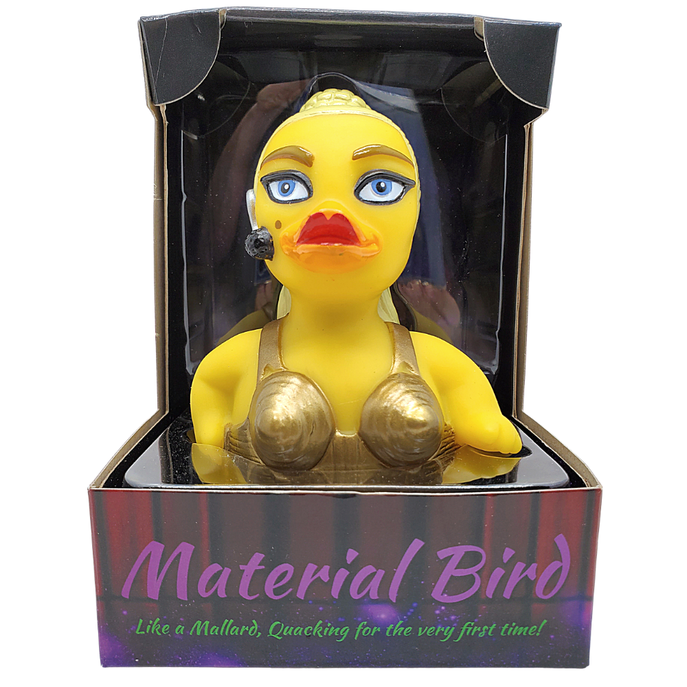 The Material Bird Rubber Duck - Hidden Gems Novelty