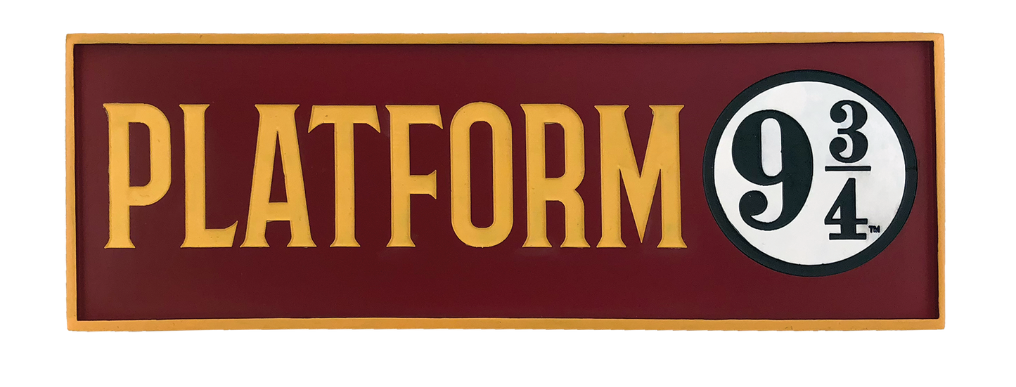 Harry Potter Platform 9-3/4 Desk Sign