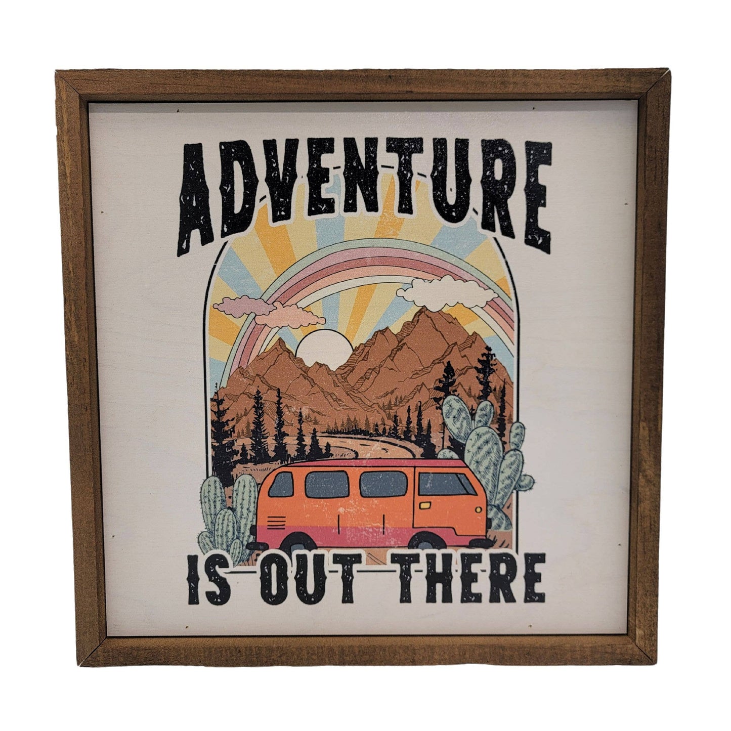Adventure is out There - Adventure 10x10 Wooden Sign