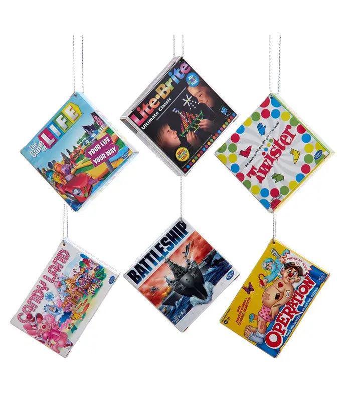 3.5 Inch Hasbro Retro Board Game Christmas Ornaments