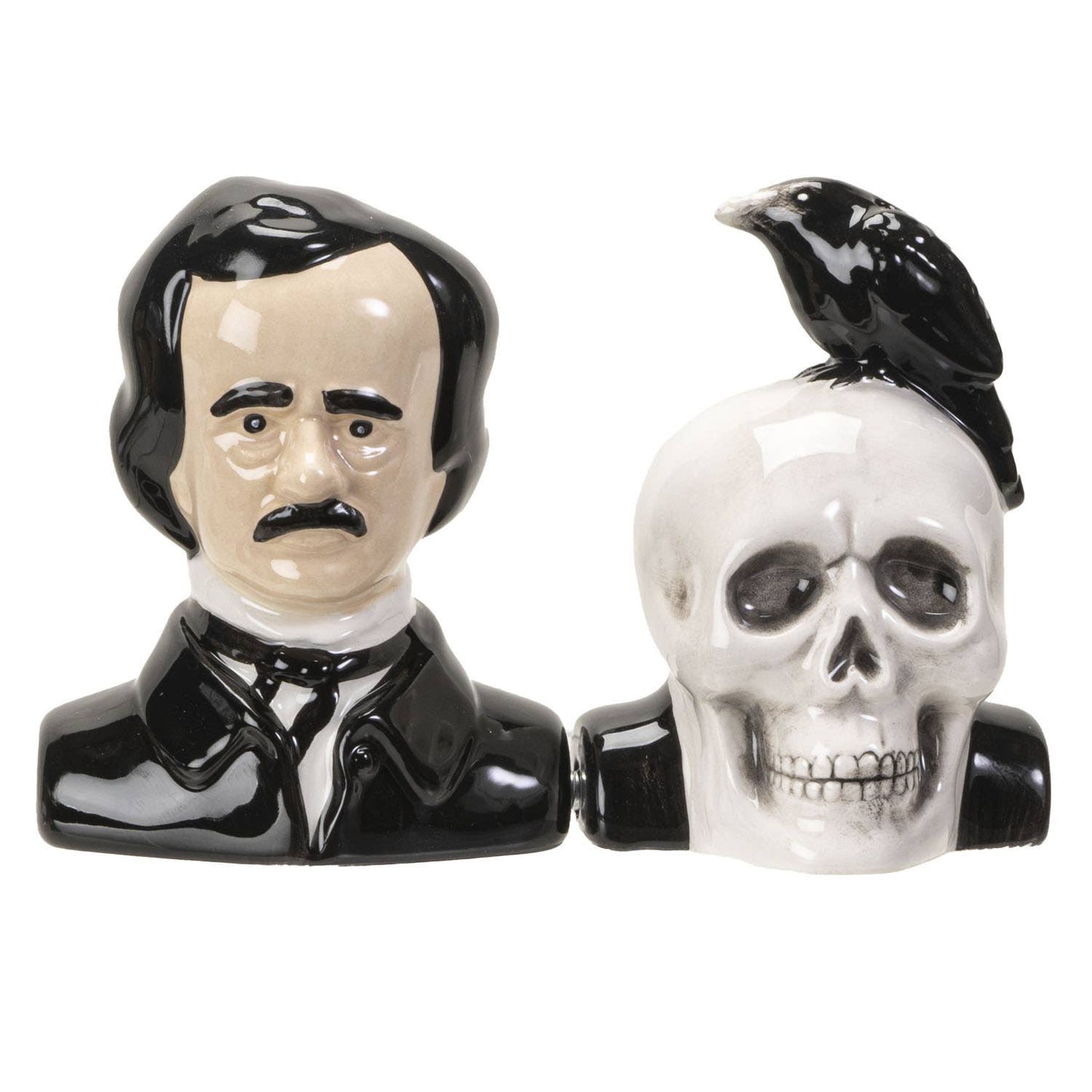 Edgar Allen Poe Salt and Pepper Shaker Set