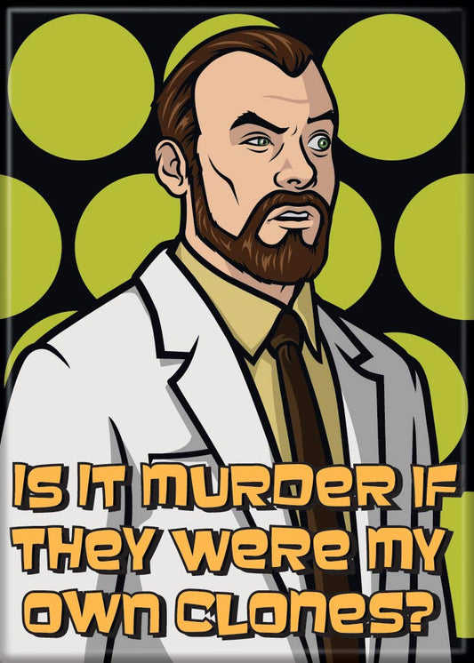Archer Dr Krieger Is It Murder Magnet 2.5" X 3.5"