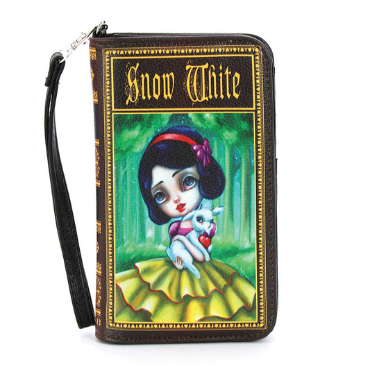 Snow White Big Eyes Book Wallet in Vinyl