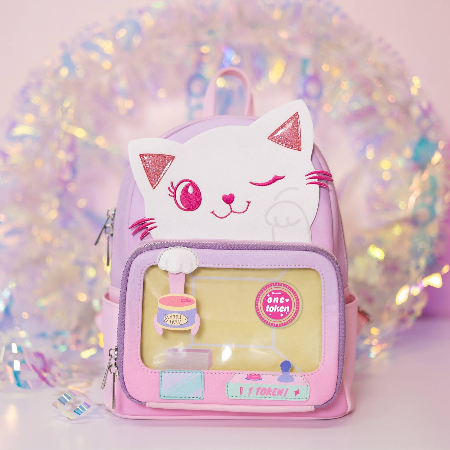 Pin Collection Backpack - Friendly Kitty