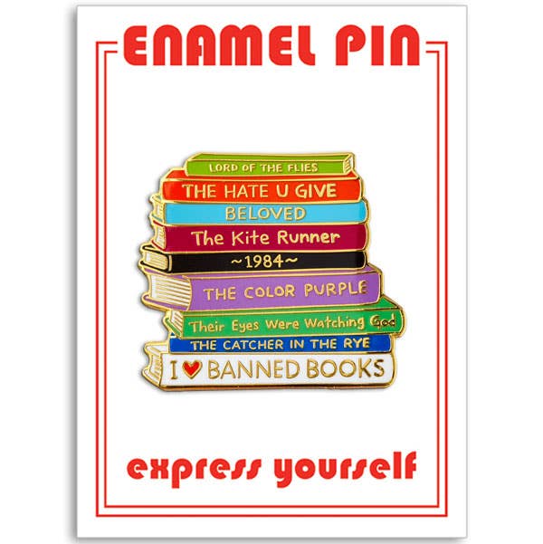 Banned Books Lapel Pin