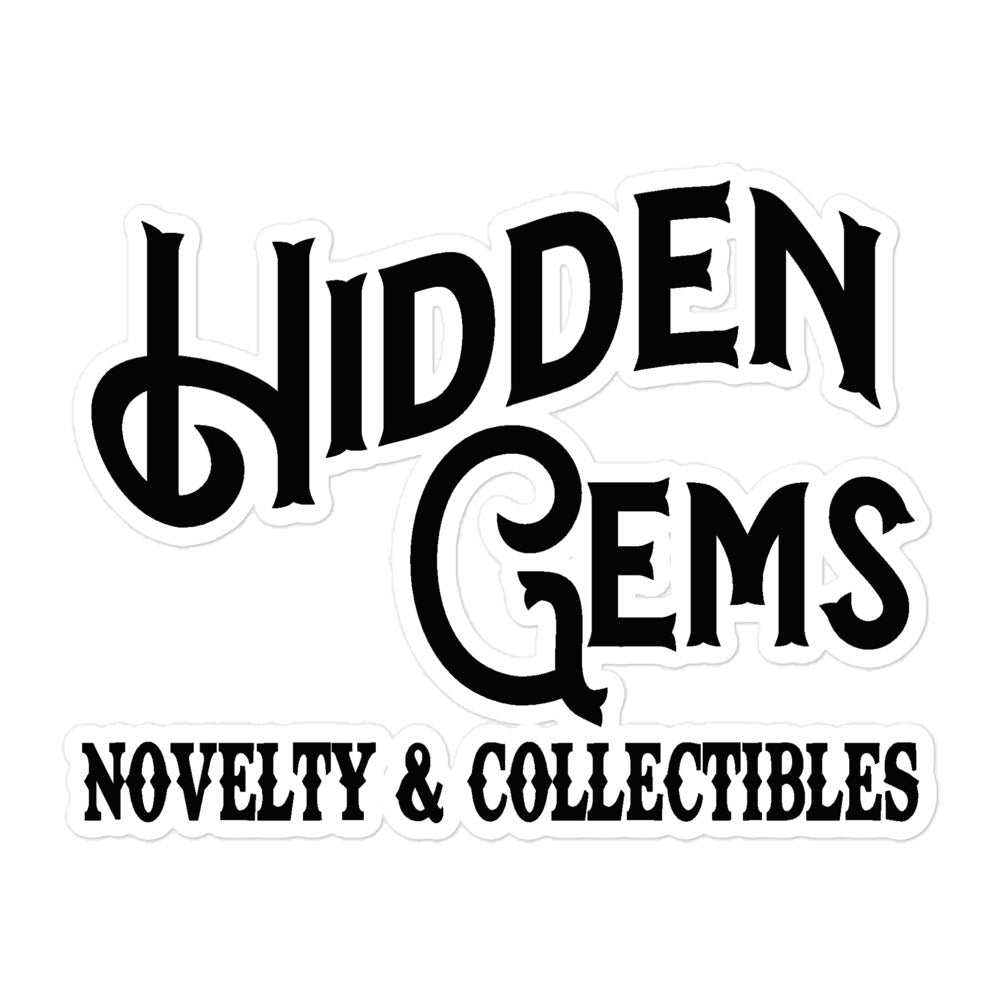 Hidden Gems Novelty Sticker