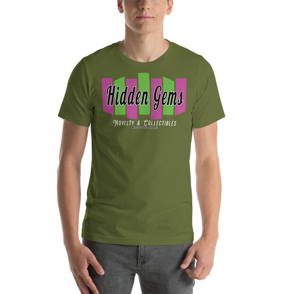 Hidden Gems Logo Adult Regular Fit Short Sleeve Shirt - Hidden Gems Novelty