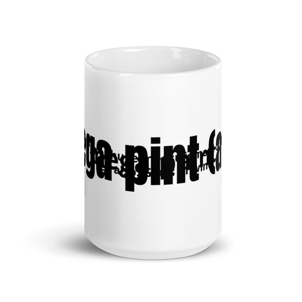 Johnny Depp Mega Pint White 11 oz coffee mug - Hidden Gems Novelty